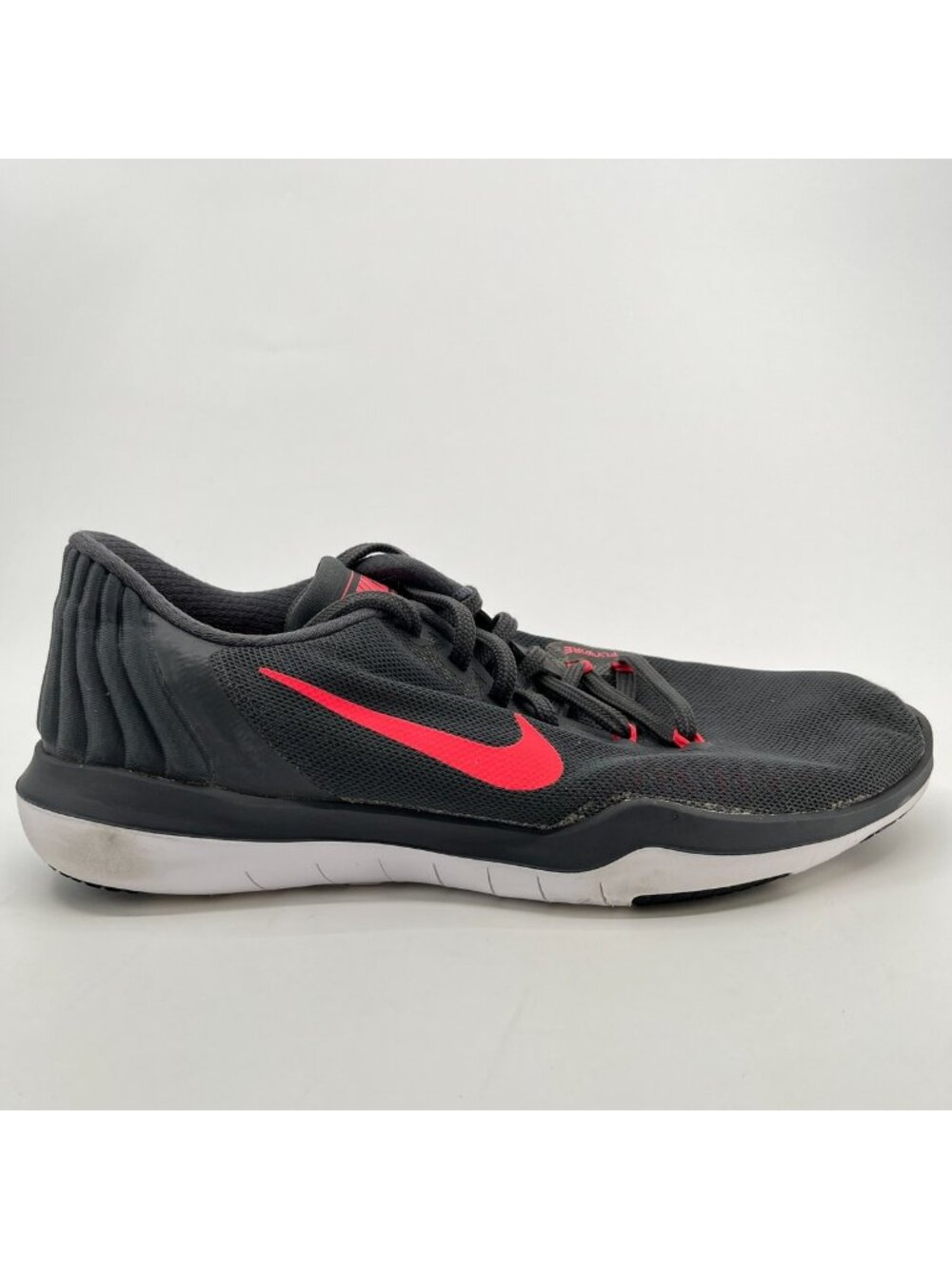 Nike Flex Supreme TR 5 Womens Size 8.5W Dark Gray Pink Running Shoes Sneakers